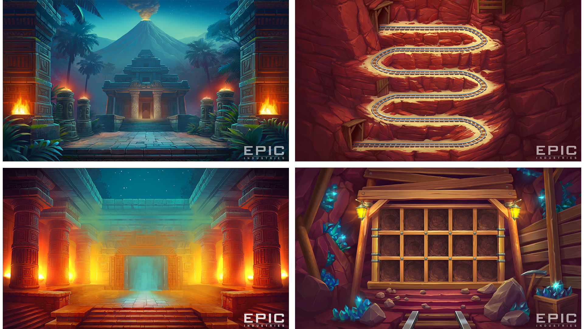 Game artwork showcase